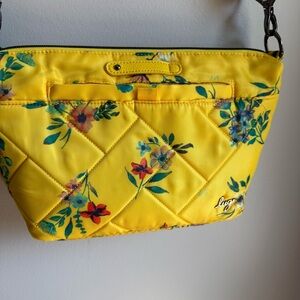 LUGZ Flare 2 Crossbody Bag In Bouquet Yellow